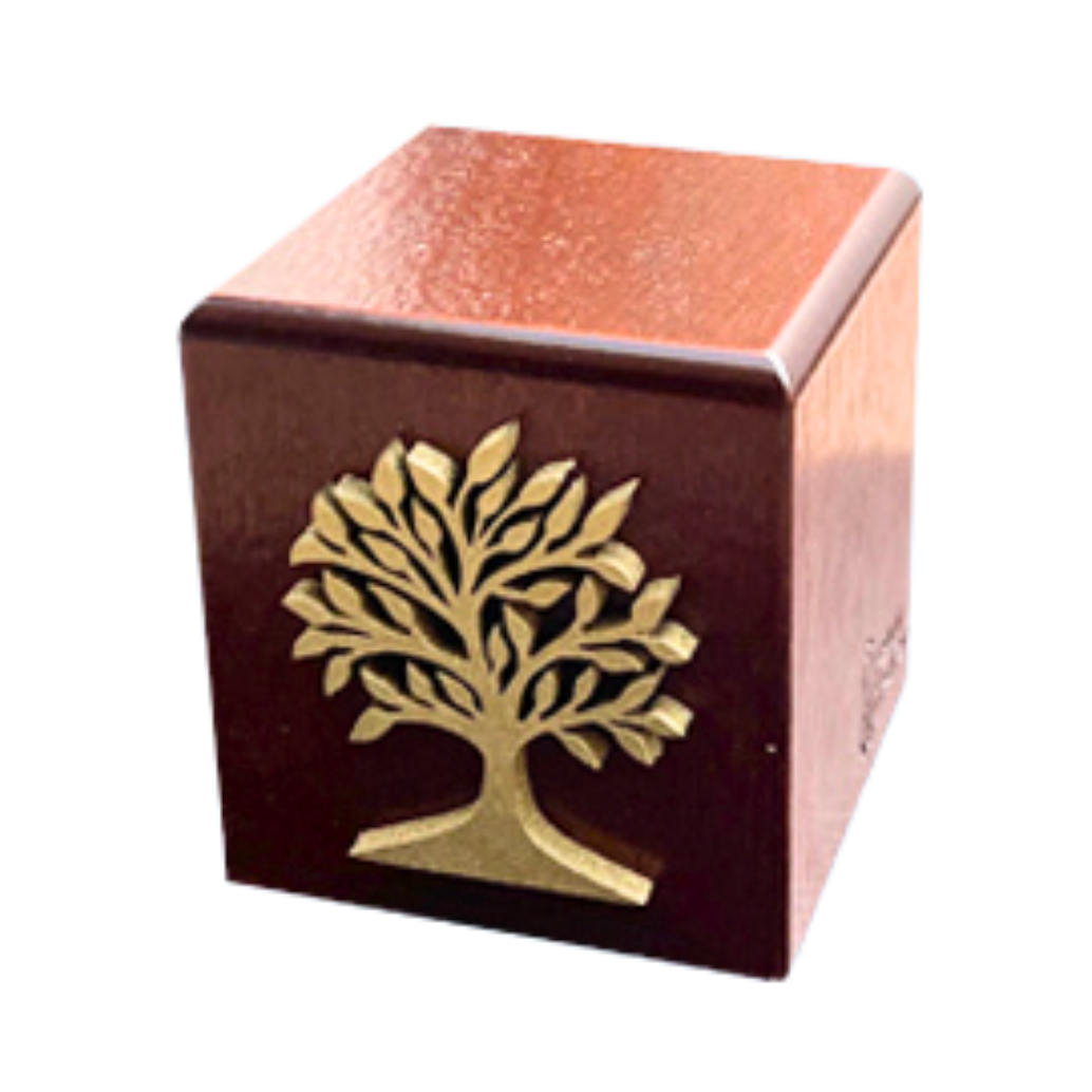 Urna de Madera Árbol de la Vida Encino Mini