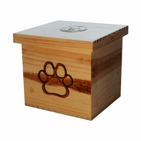 Urna de Madera de Pino Natural